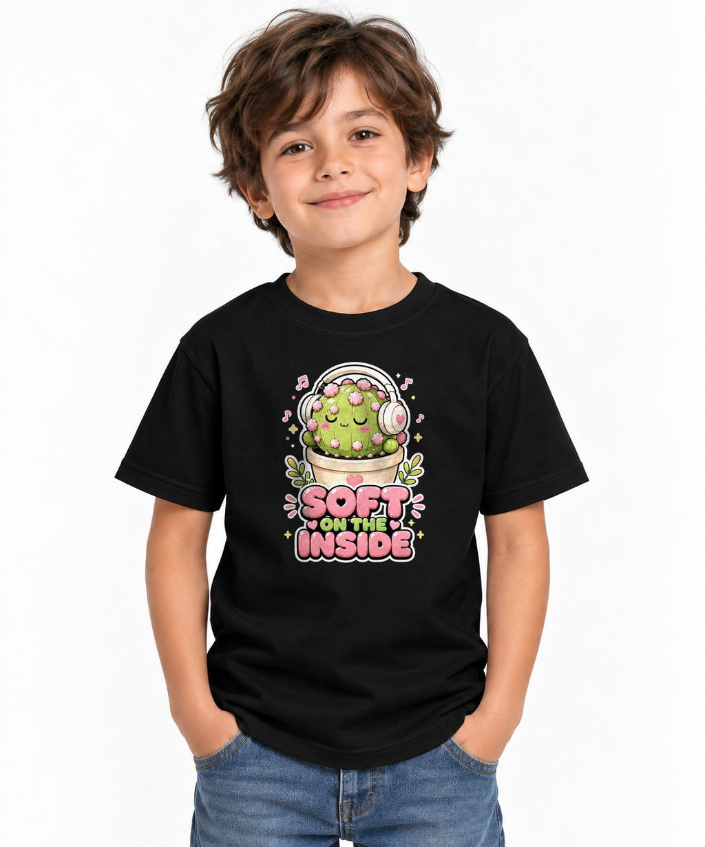 Soft On The Inside - Cute Cactus Headphones Music Lover product image 2