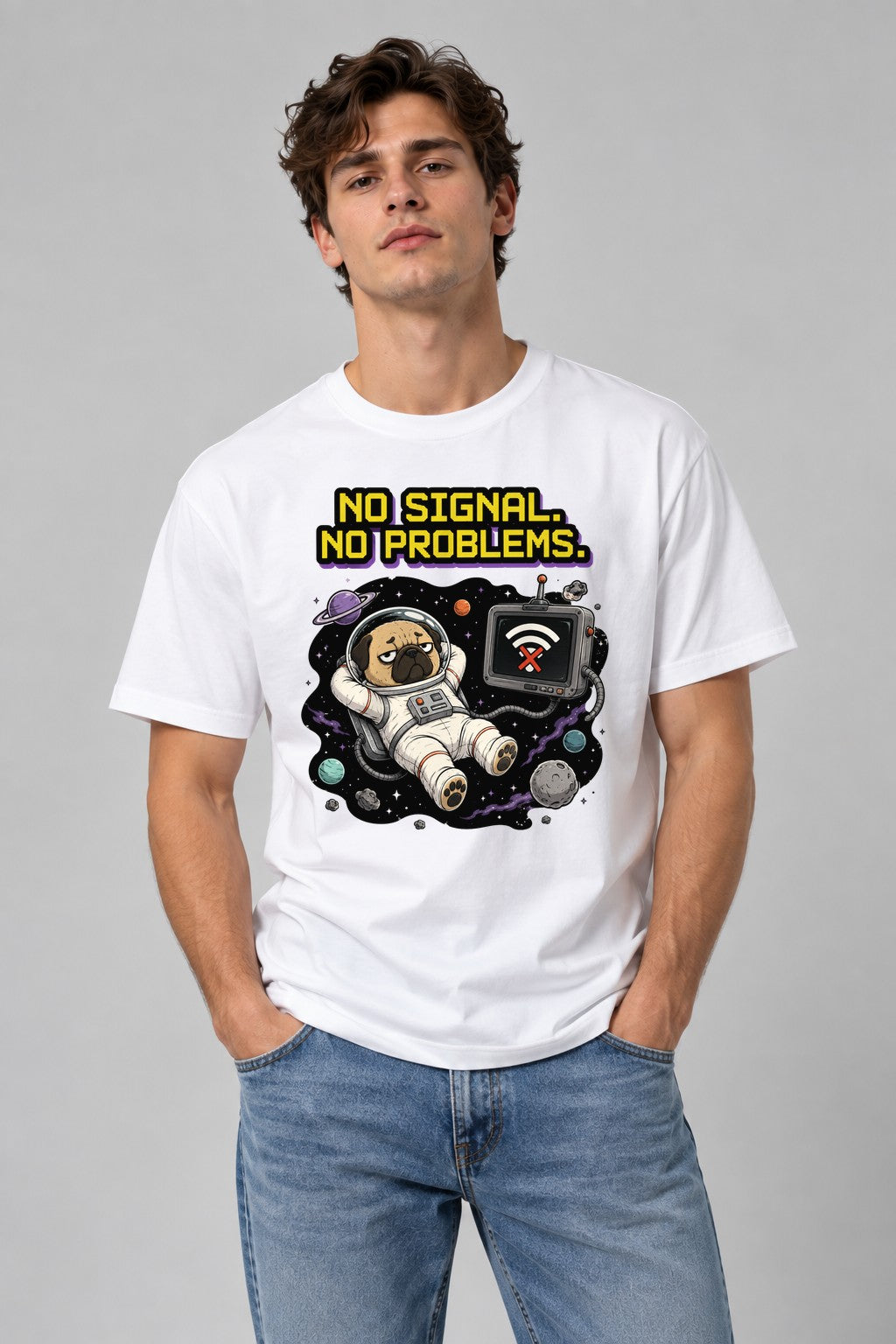 Space Pug No Signal product image 1