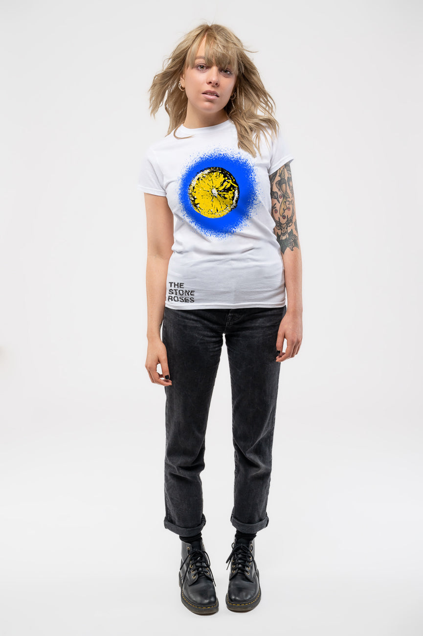 The Stone Roses Blue Lemon Skinny T Shirt product image 2