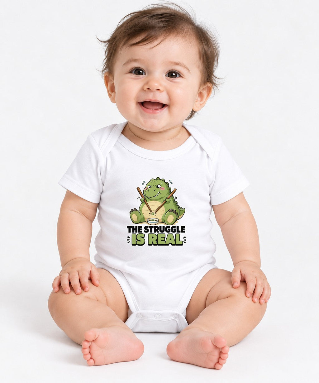 The Struggle Is Real - Cute Dinosaur Chopsticks Funny Food product image 1