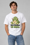 The Struggle Is Real - Cute Dinosaur Chopsticks Funny Food product image 1