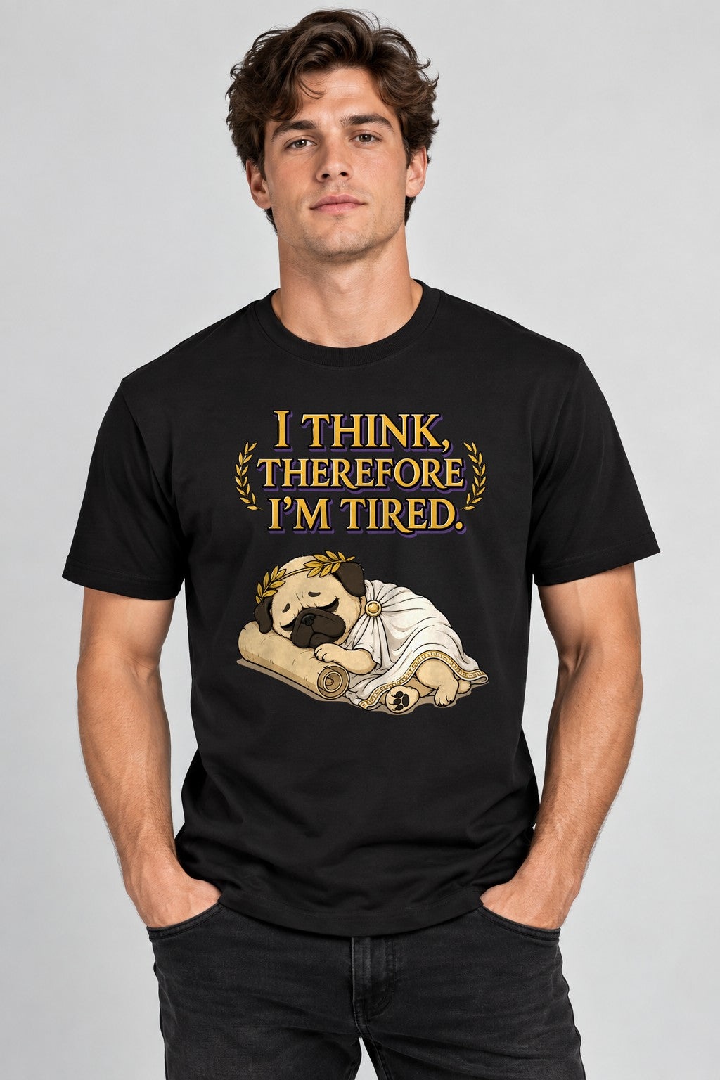 Thinking Tired Philosopher Pug product image 2