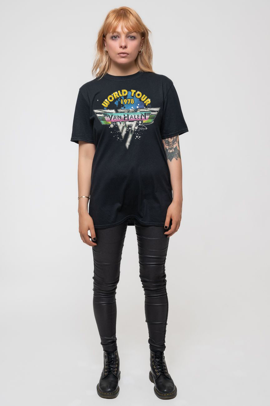 Van Halen World Tour 78 T Shirt product image 2