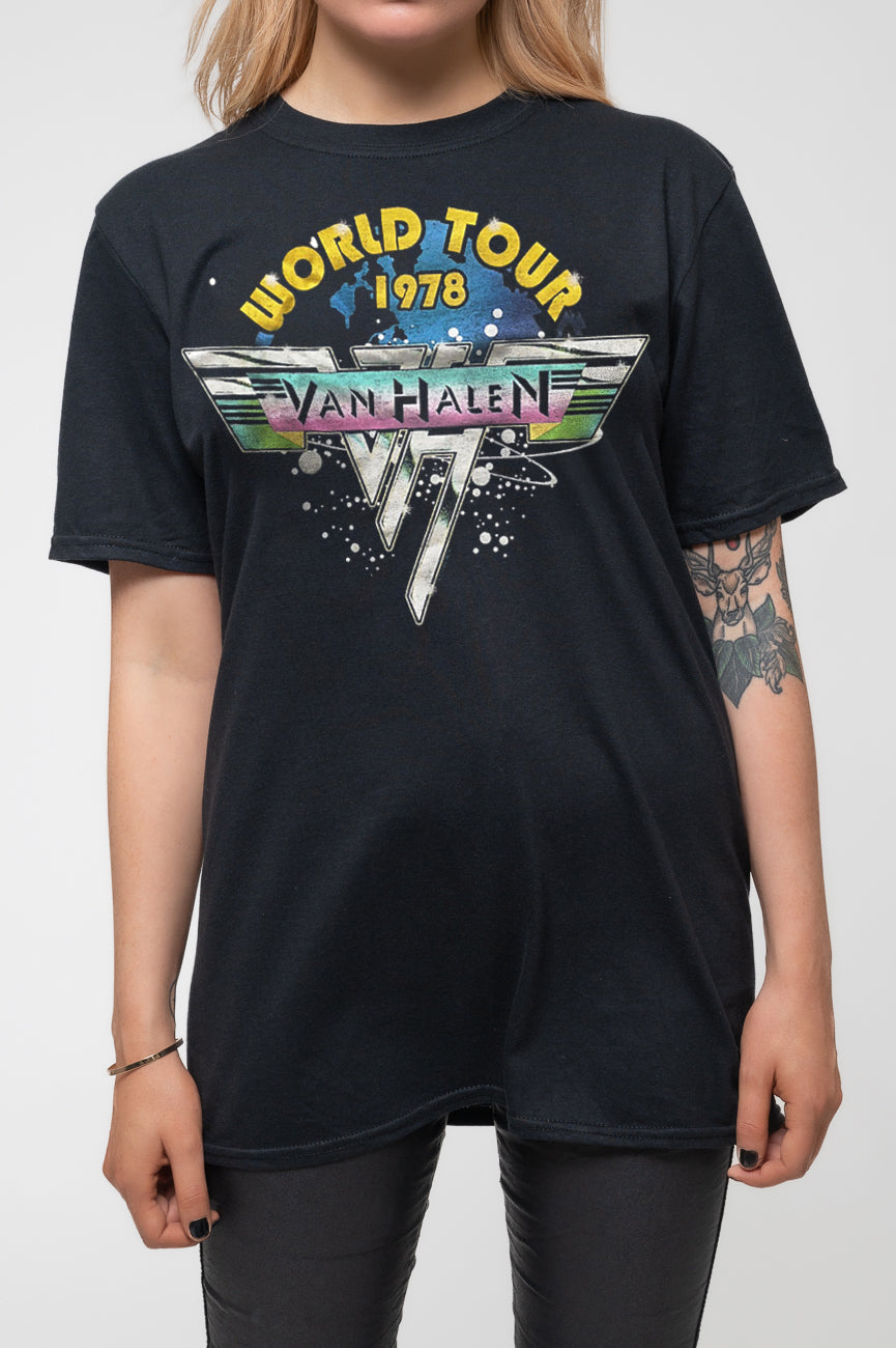 Van Halen World Tour 78 T Shirt product image 3