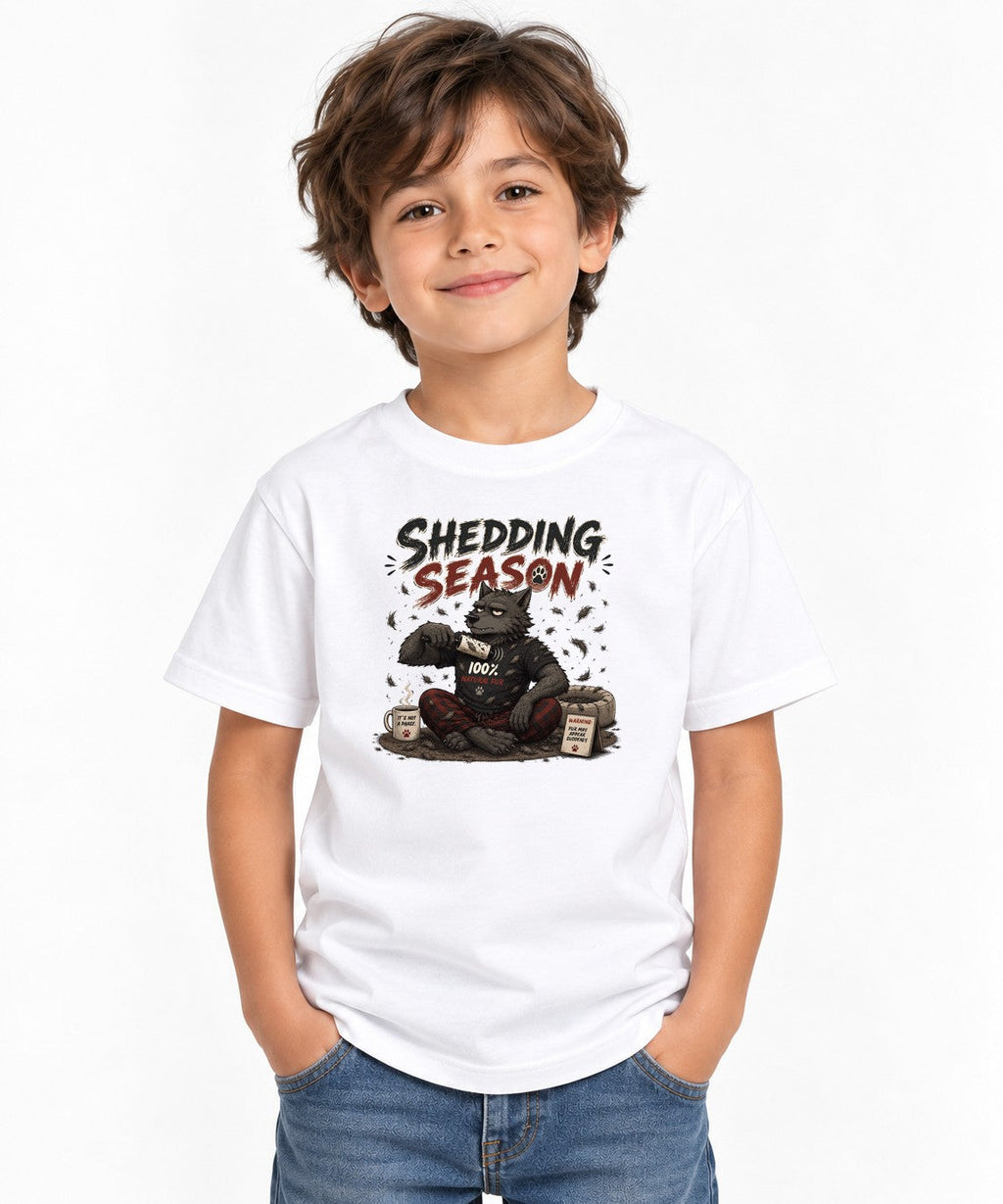 Werewolf Shedding Season Natural Fur Humor product image 1