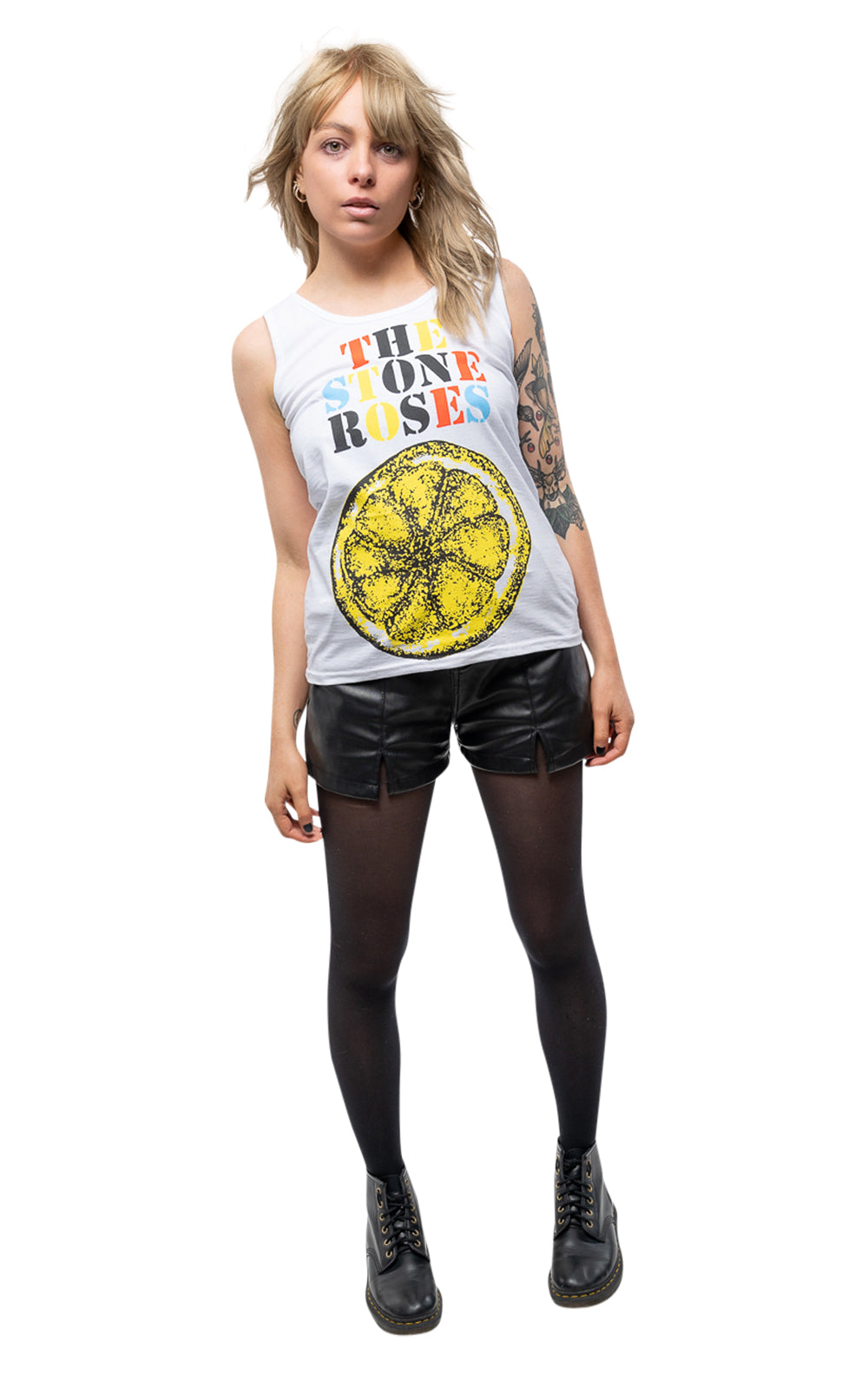 The Stone Roses Lemon Multicolor Skinny Vest product image 2