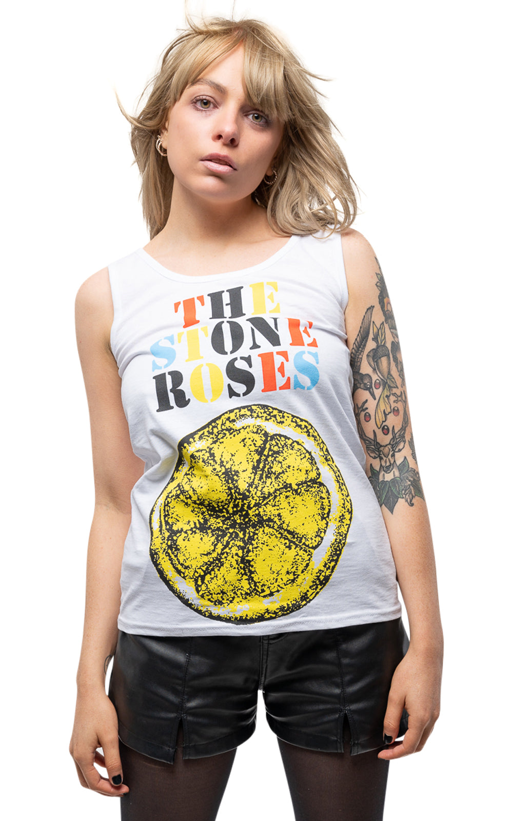 The Stone Roses Lemon Multicolor Skinny Vest product image 1