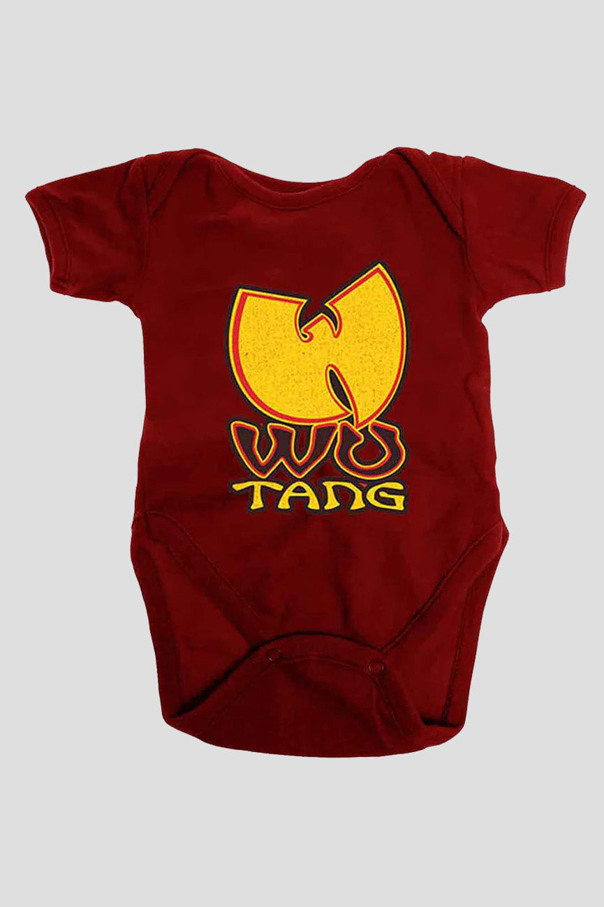 Wu-Tang Clan Logo Red Baby Grow