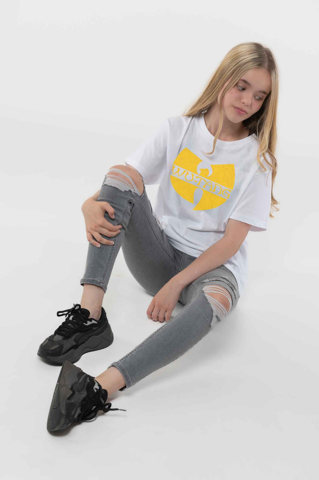 Wu-Tang Clan Kids Classic Logo White T Shirt product image 5