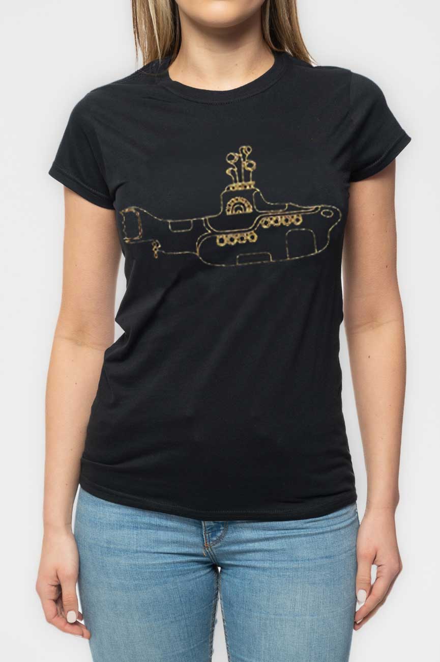 The Beatles Yellow Submarine Diamante Skinny T Shirt product image 2
